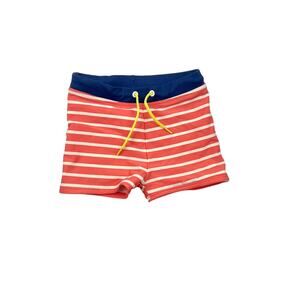 Baby Boden Striped Swim Trunks